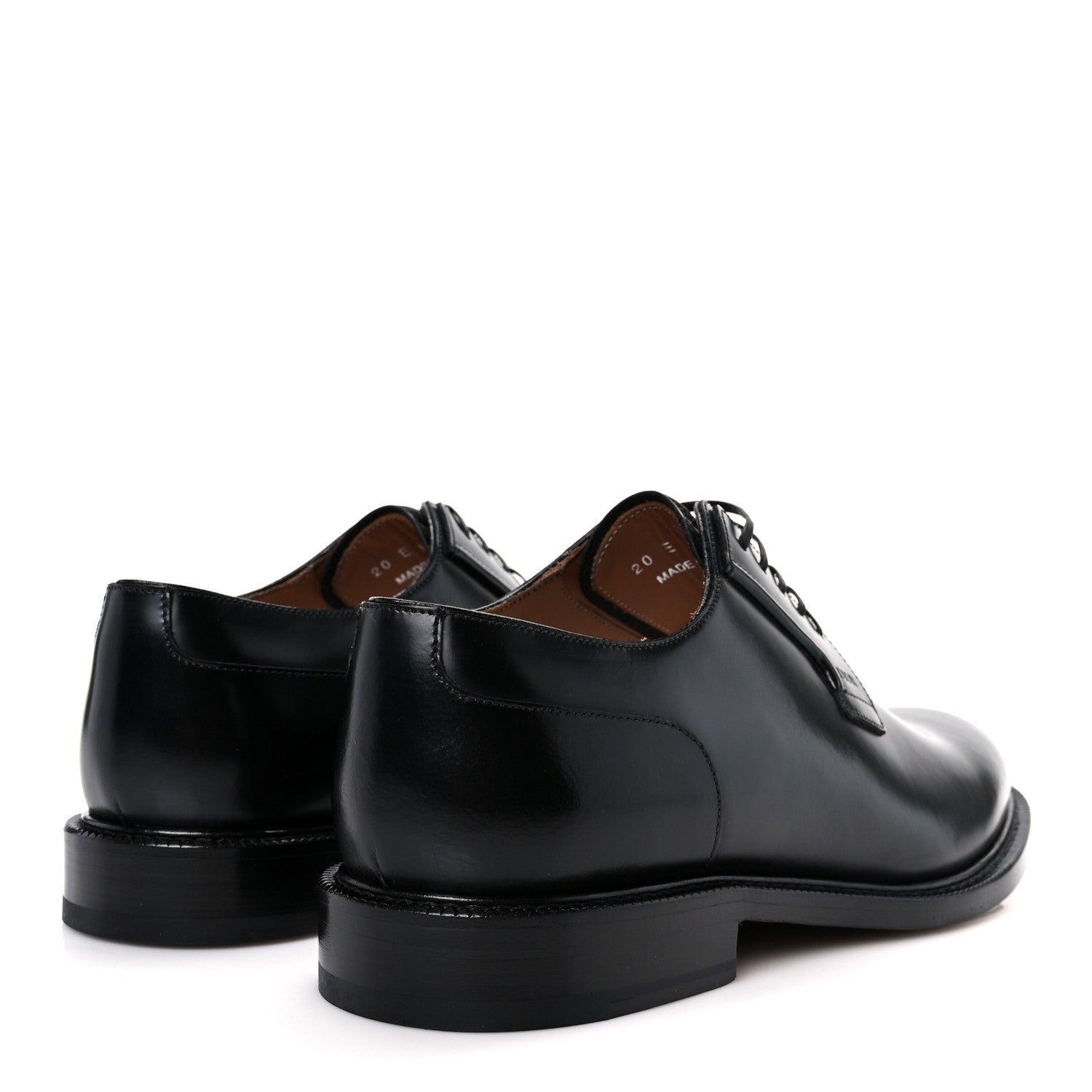 Christian Dior Calfskin Mens Derby Shoes 42 Black 1823684