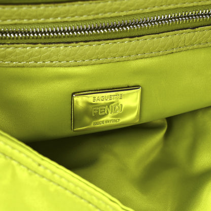 Fendi Econyl Cuoio Romano Multipocket Baguette Wasabi 6 of 10