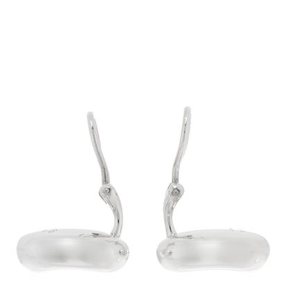 Tiffany Sterling Silver 20mm Elsa Peretti Bean Clip-On Earrings 3 of 4