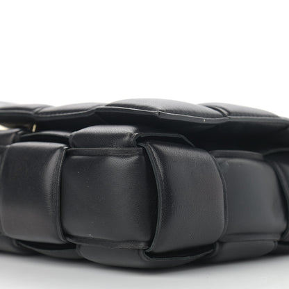 Bottega Veneta Lambskin Maxi Intreccio Padded Chain Cassette Crossbody Bag Black 9 of 16