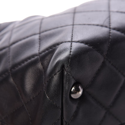 Chanel Calfskin Quilted Small Shopping In Chains Tote Black 8 of 14