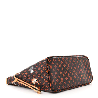 Louis Vuitton Catogram Neverfull MM Marron 5 of 11