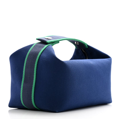 Hermes Canvas Large Bride-A-Brac Pouch Marine 3 of 9