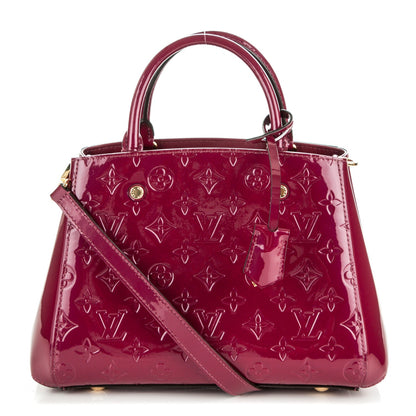 Louis Vuitton Vernis Montaigne BB Magenta 1 of 7