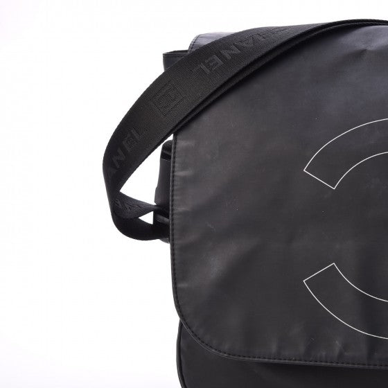Chanel Vinyl Sport CC Messenger Black 12 of 18