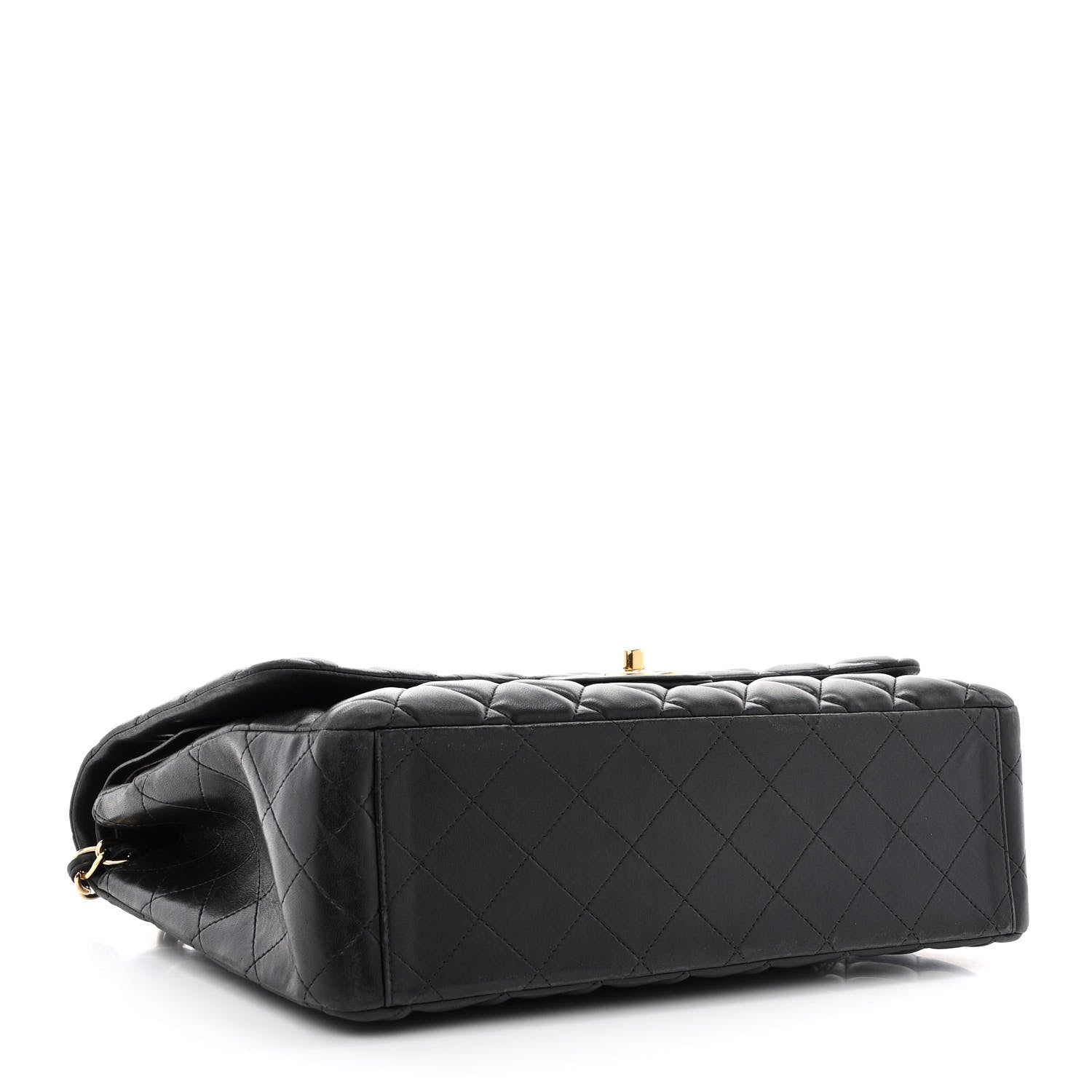 Chanel Lambskin Quilted Maxi Double Flap Black 4 of 13