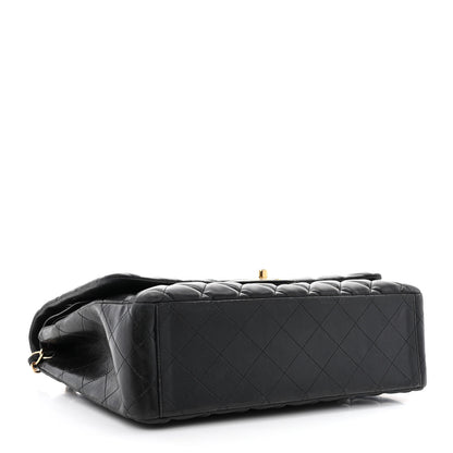 Chanel Lambskin Quilted Maxi Double Flap Black 4 of 13