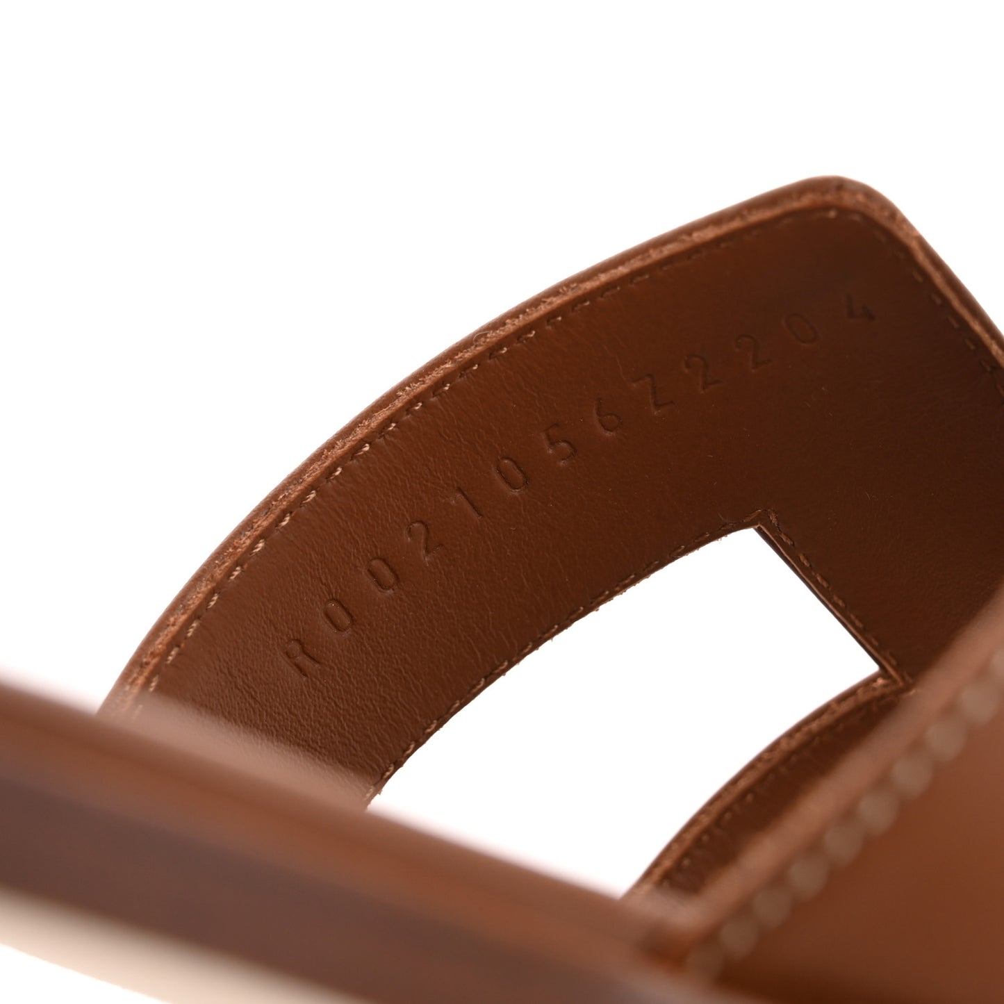 Box Calfskin Oran Sandals 37 Gold