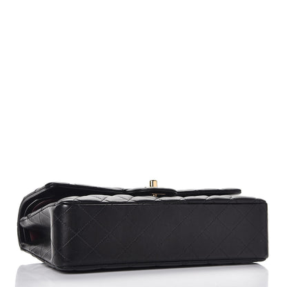 Chanel Lambskin Quilted Medium Double Flap Black 4 of 8
