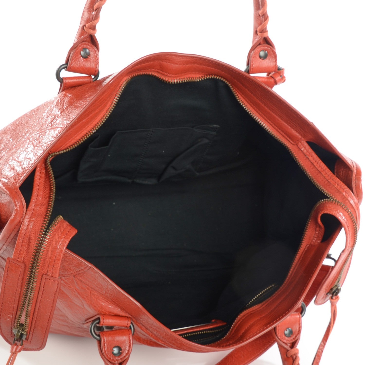 Balenciaga Agneau Classic Hardware City Rouge Ambre 5 of 8