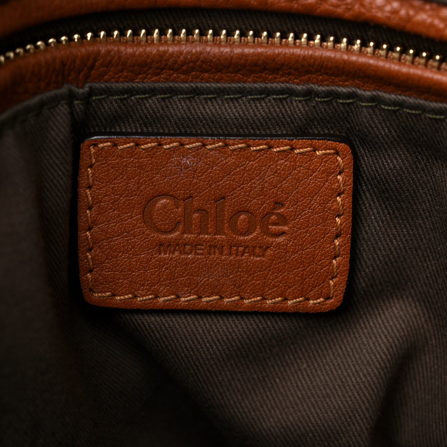 Calfskin Medium Marcie Satchel Tan
