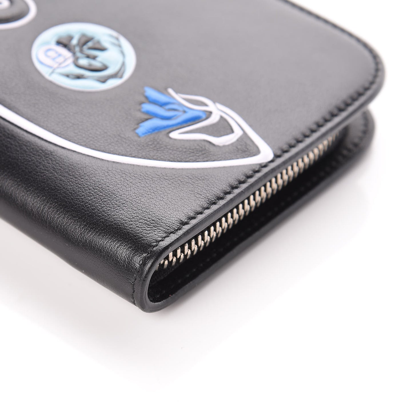 Calfskin Paradise Diorissimo Voyageur Wallet Black