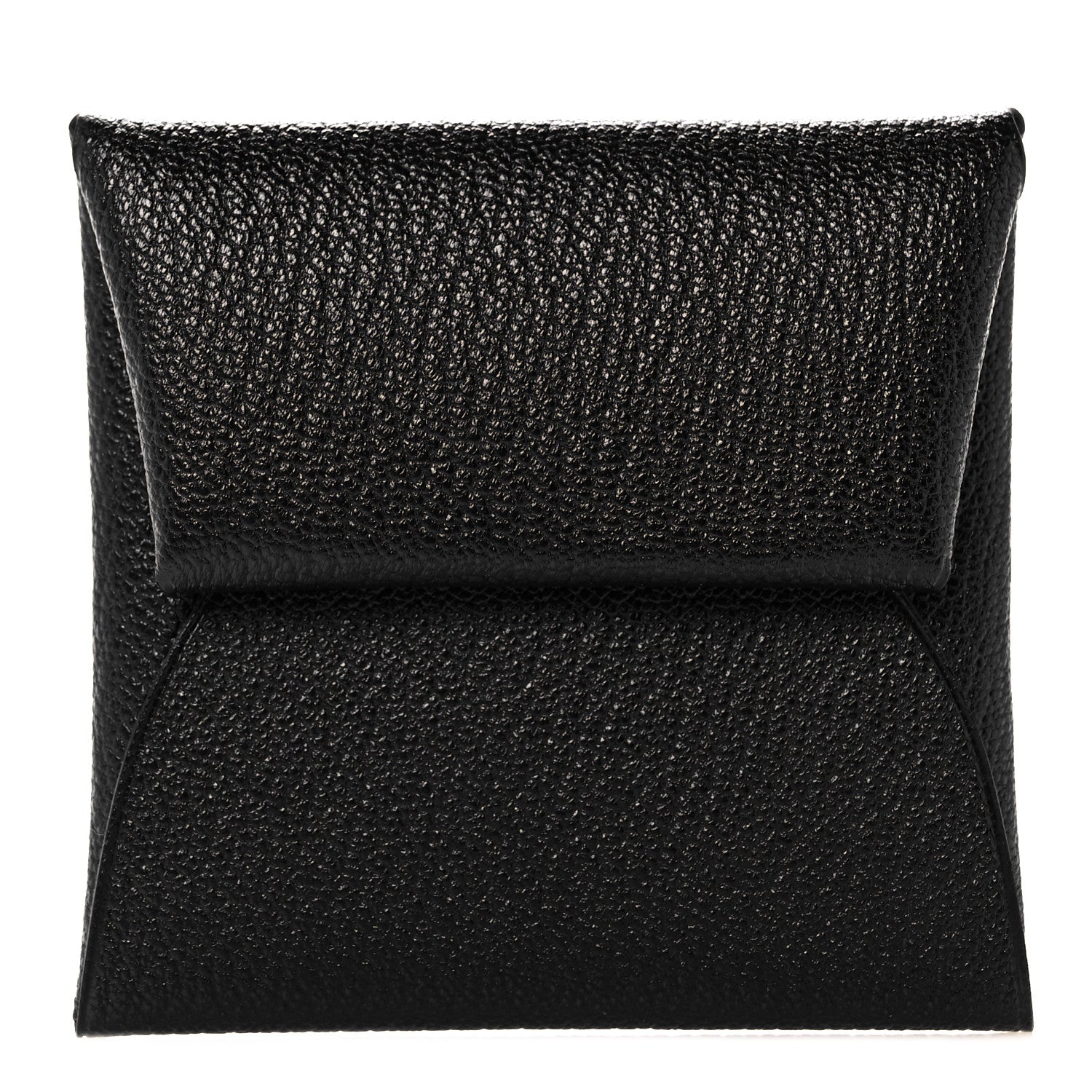 Hermes Chevre Mysore Bastia Coin Purse Black 1 of 7