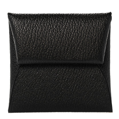 Hermes Chevre Mysore Bastia Coin Purse Black 1 of 7