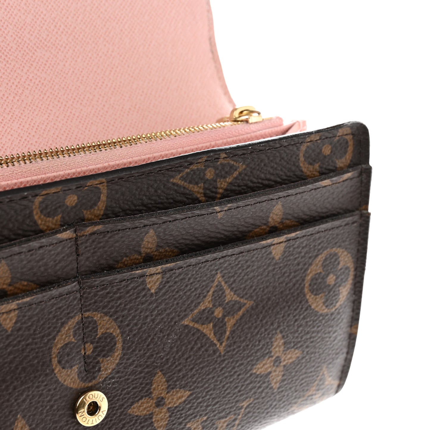 Monogram Sarah Wallet NM Rose Ballerine