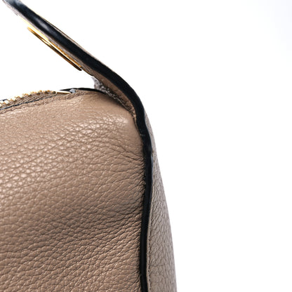 Prada Vitello Phenix Zippered Messenger Hobo Cammeo 13 of 13