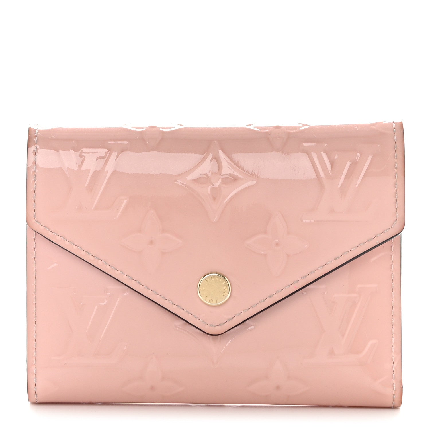 Louis Vuitton Vernis Victorine Wallet Rose Ballerine 1 of 8