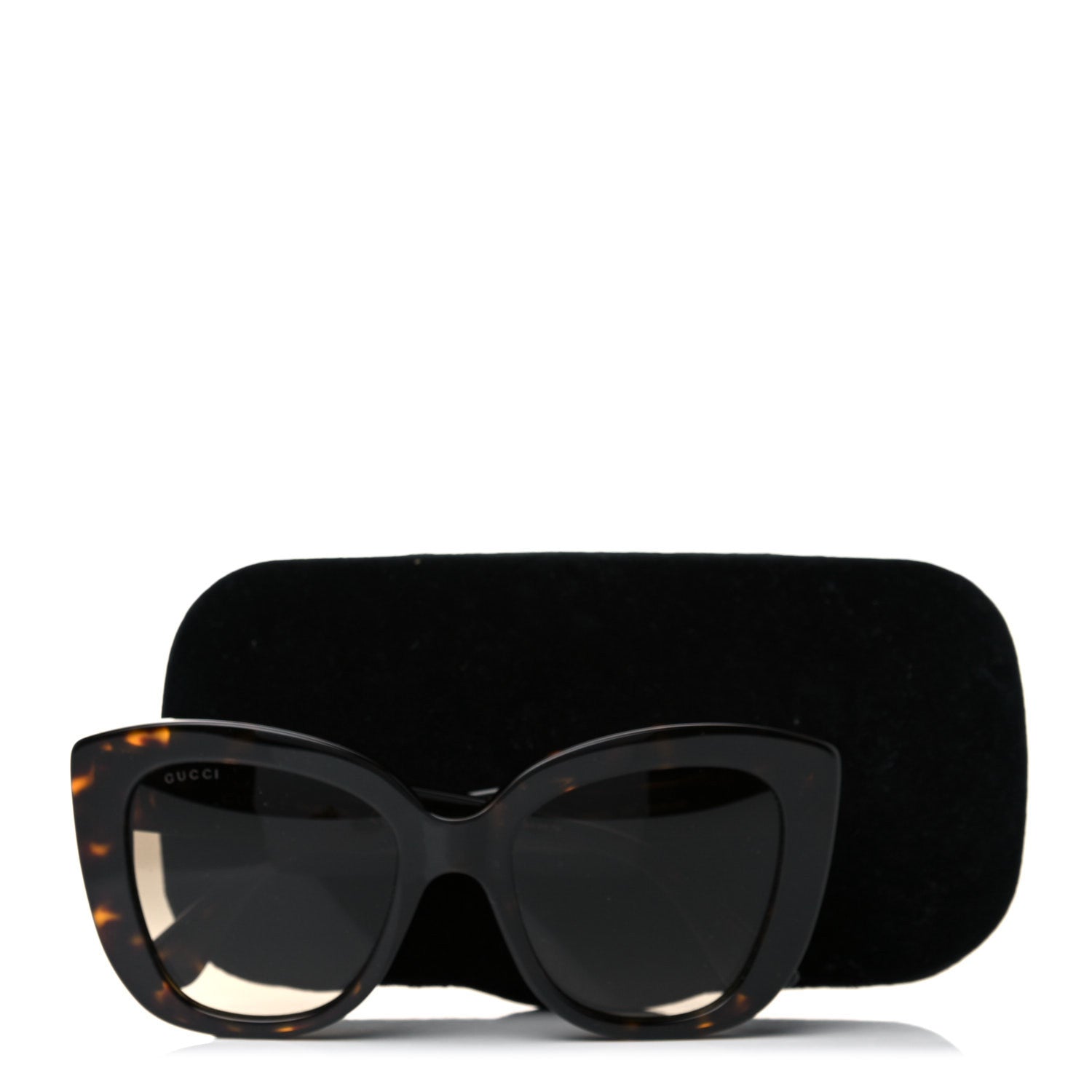 Gucci Cat Eye Sunglasses GG0164S Tortoise 8 of 8
