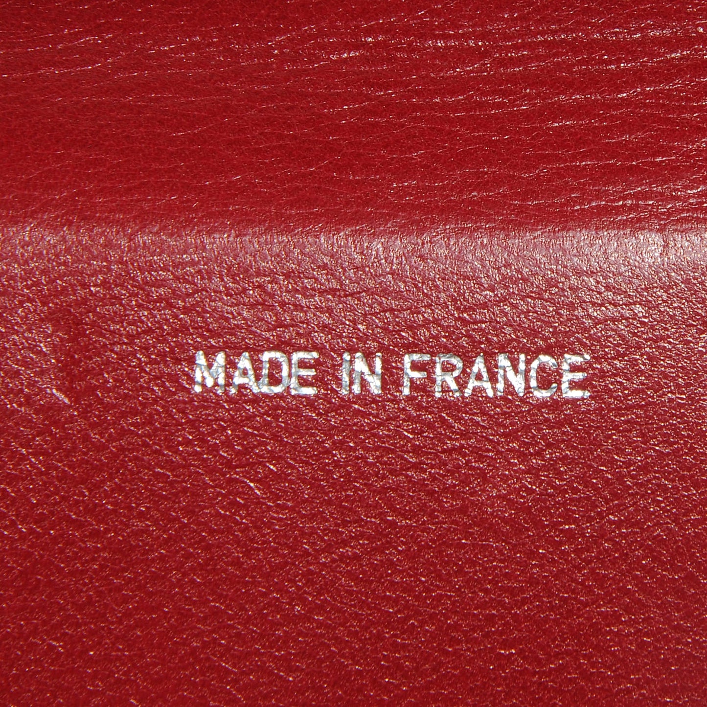 Patent Compact CC Flap Wallet Red