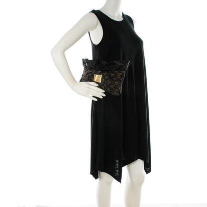 Louis Vuitton Pochette Devi MM Black 2 of 7