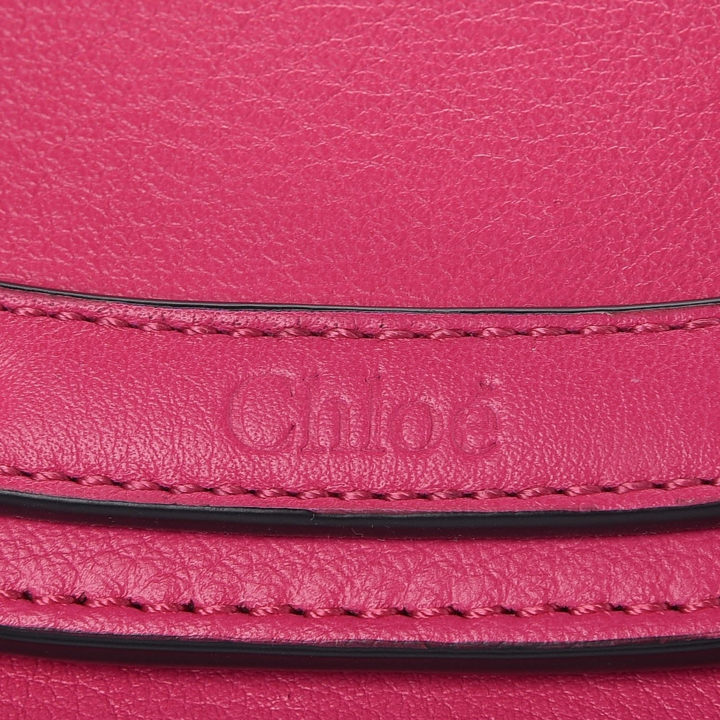 Calfskin Small Nile Bracelet Minaudiere Bag Fuchsia Rose