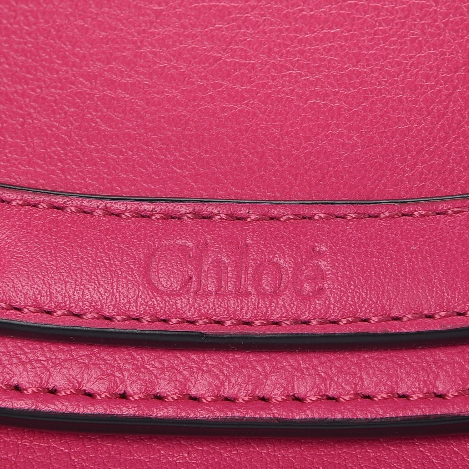 Chloe Calfskin Small Nile Bracelet Minaudiere Bag Fuchsia Rose 7 of 8