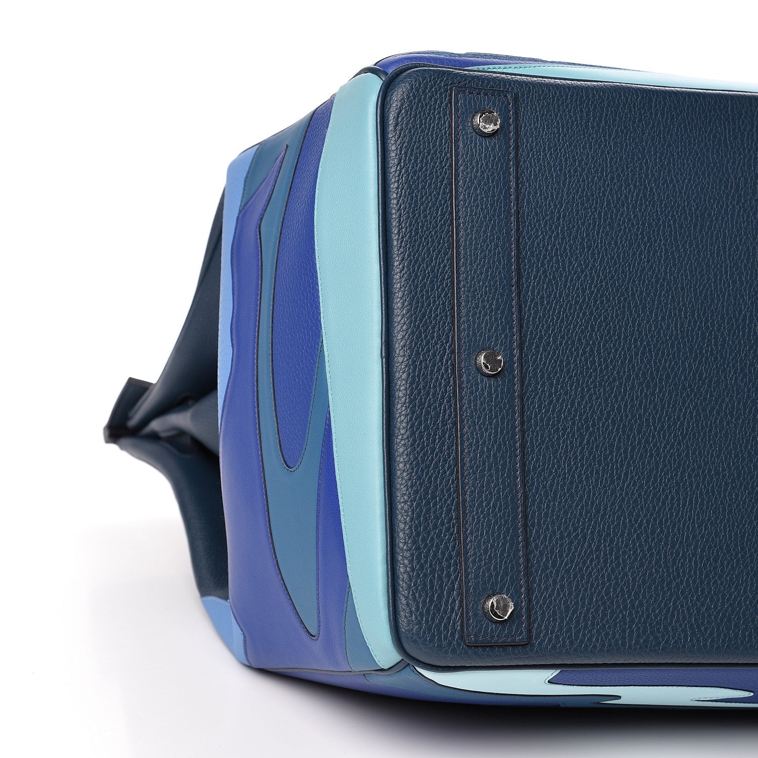 Hermes Togo HAC Endless Road Birkin 50 Bleu de Prusse 10 of 11