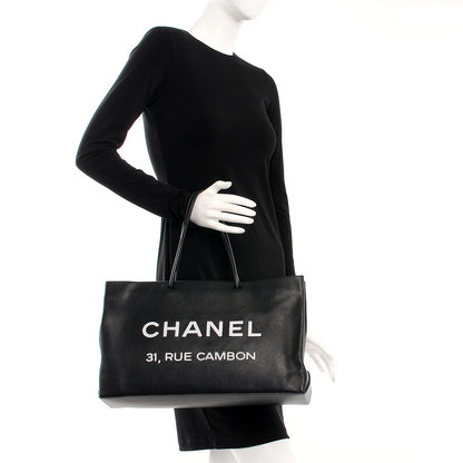 Chanel Calfskin Large Essential 31 Rue Cambon Tote Black 2 of 12