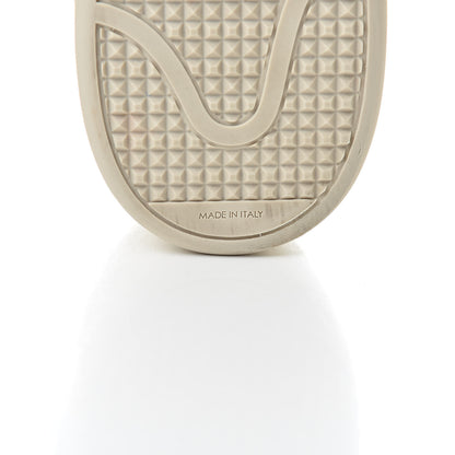 Louis Vuitton Calfskin Damier Embossed Frontrow Sneakers 10 Creme 7 of 8