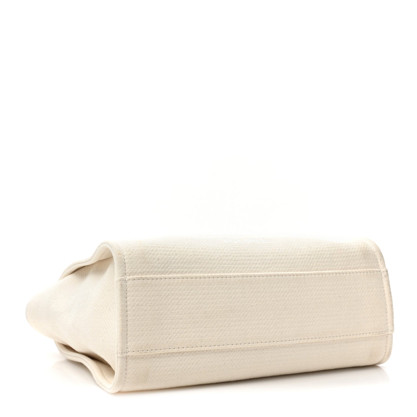 Mixed Fibers Small Deauville Tote White