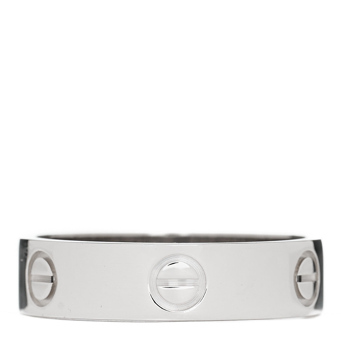18K White Gold 5.5mm LOVE Ring 61 9.5