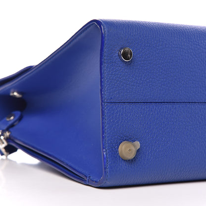 Christian Dior Bullcalf Medium Diorever Flap Yves Klein Blue 6 of 13