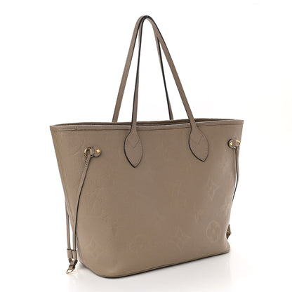 Louis Vuitton Empreinte Monogram Giant Neverfull MM Tourterelle 4 of 10