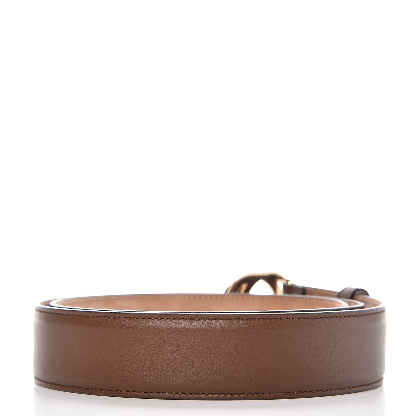 Calfskin Interlocking G 37mm Belt 100 40 Nut Brown