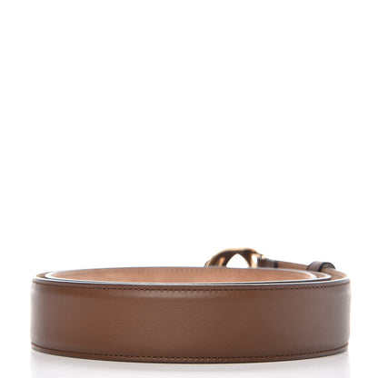 Gucci Calfskin Interlocking G 37mm Belt 100 40 Nut Brown 3 of 8