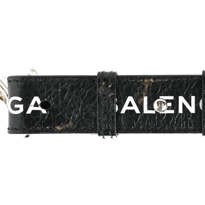 Balenciaga Agneau Classic Hardware Logo Shoulder Strap Black 4 of 4