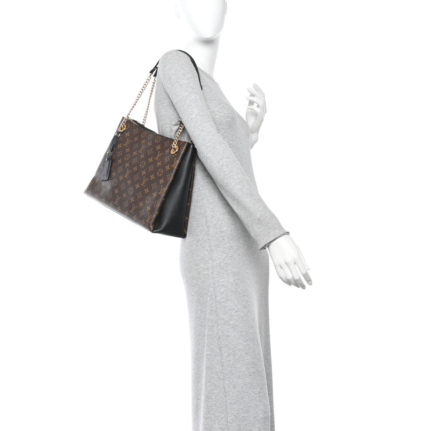 Louis Vuitton Monogram Surene MM Black 2 of 9