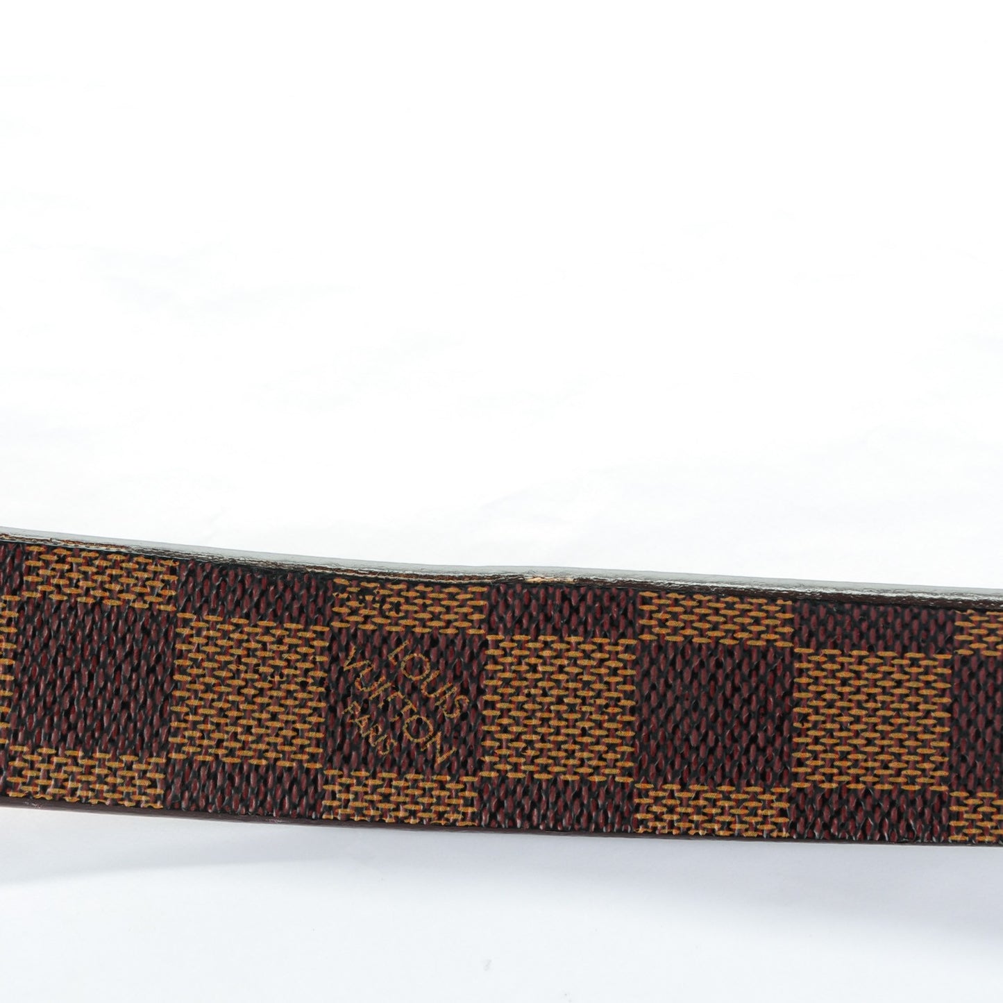 Damier Ebene LV Paris Belt Gold 75 30
