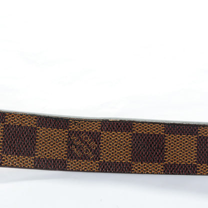 Louis Vuitton Damier Ebene LV Paris Belt Gold 75 30 11 of 11