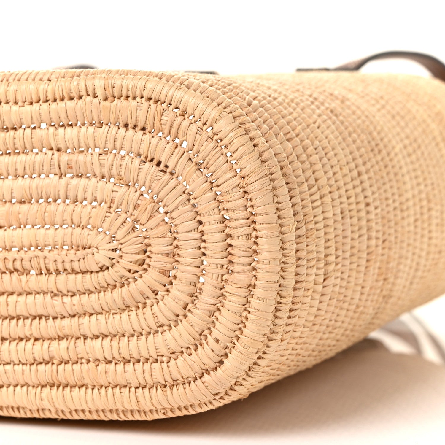 Loewe Raffia Small Square Basket Tote Bag Natural Tan 8 of 8