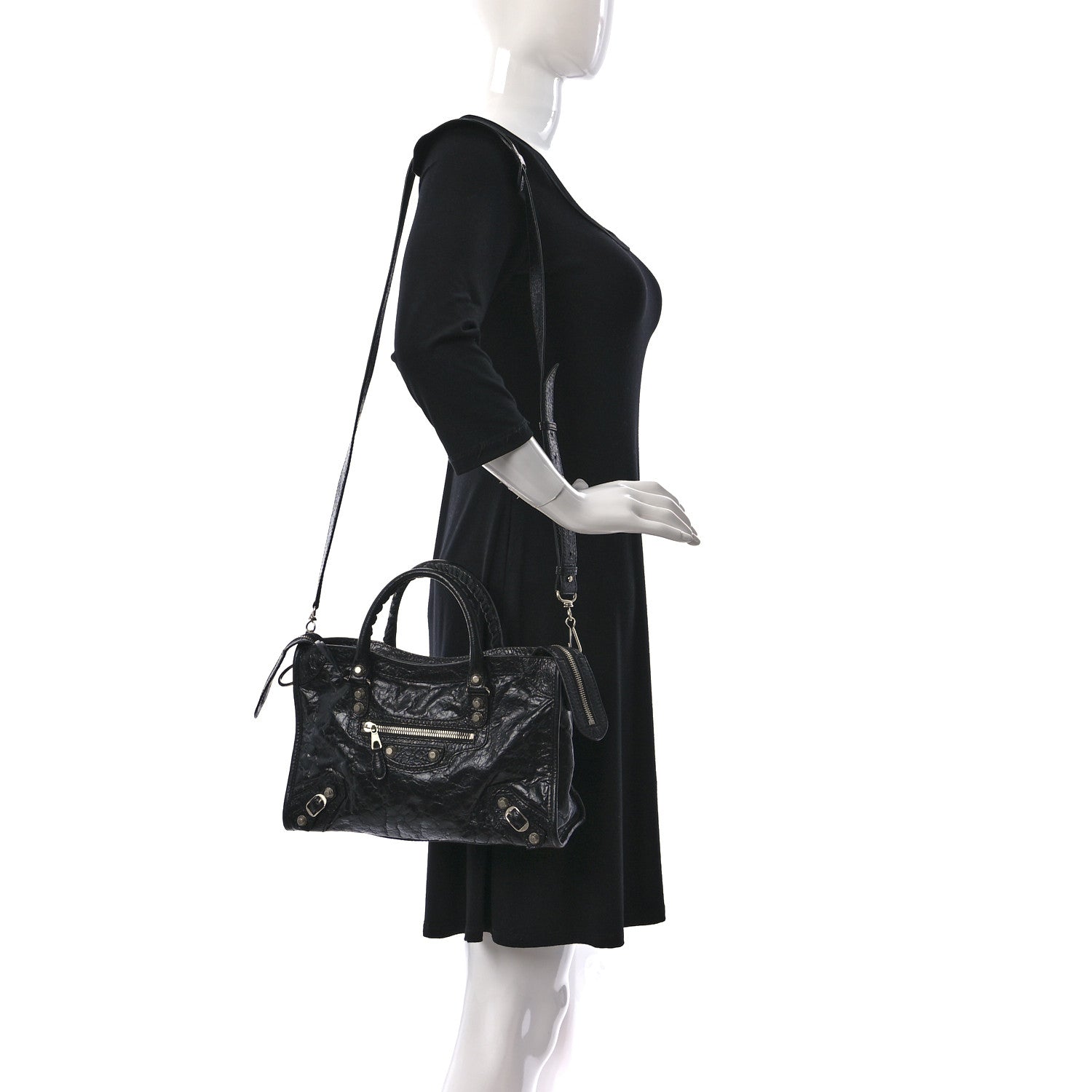 Balenciaga Agneau Giant 12 SIlver Hardware S City Black 2 of 11