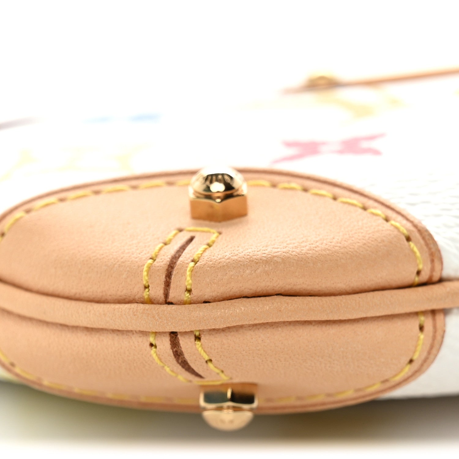 Louis Vuitton Monogram Multicolor Pochette Milla MM White 9 of 10