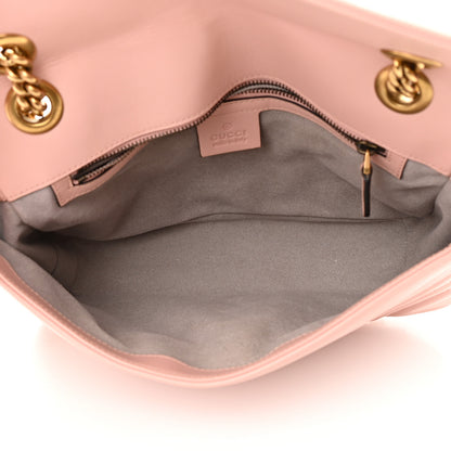 Gucci Calfskin Matelasse Small GG Marmont Shoulder Bag Perfect Pink 5 of 15