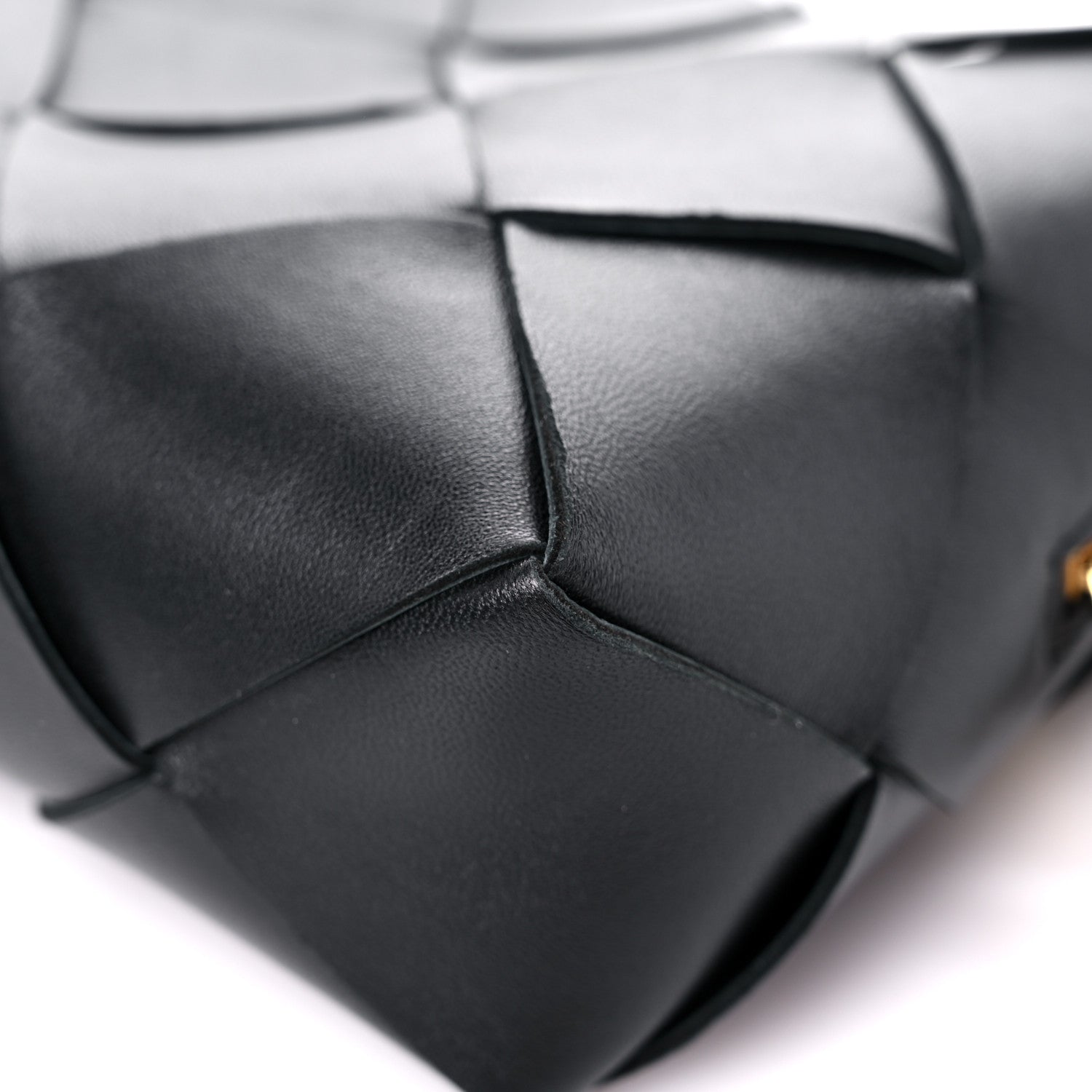 Bottega Veneta Lambskin Intreccio Small Cassette Camera Bag Black 10 of 10