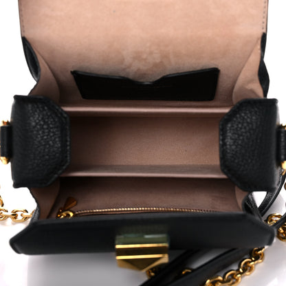 Alexander McQueen Silky Amish Grained Goatskin Box Shoulder Bag 16 Black 5 of 13