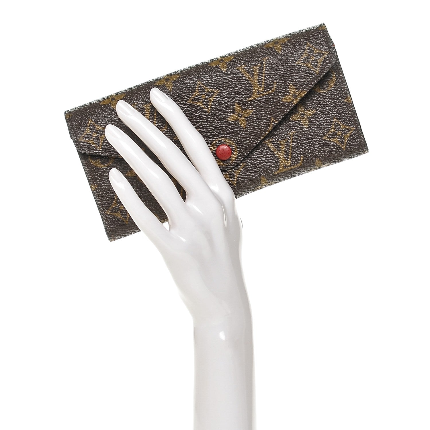 Louis Vuitton Monogram Josephine Wallet Red 2 of 6