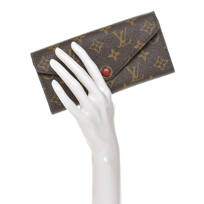 Louis Vuitton Monogram Josephine Wallet Red 2 of 6
