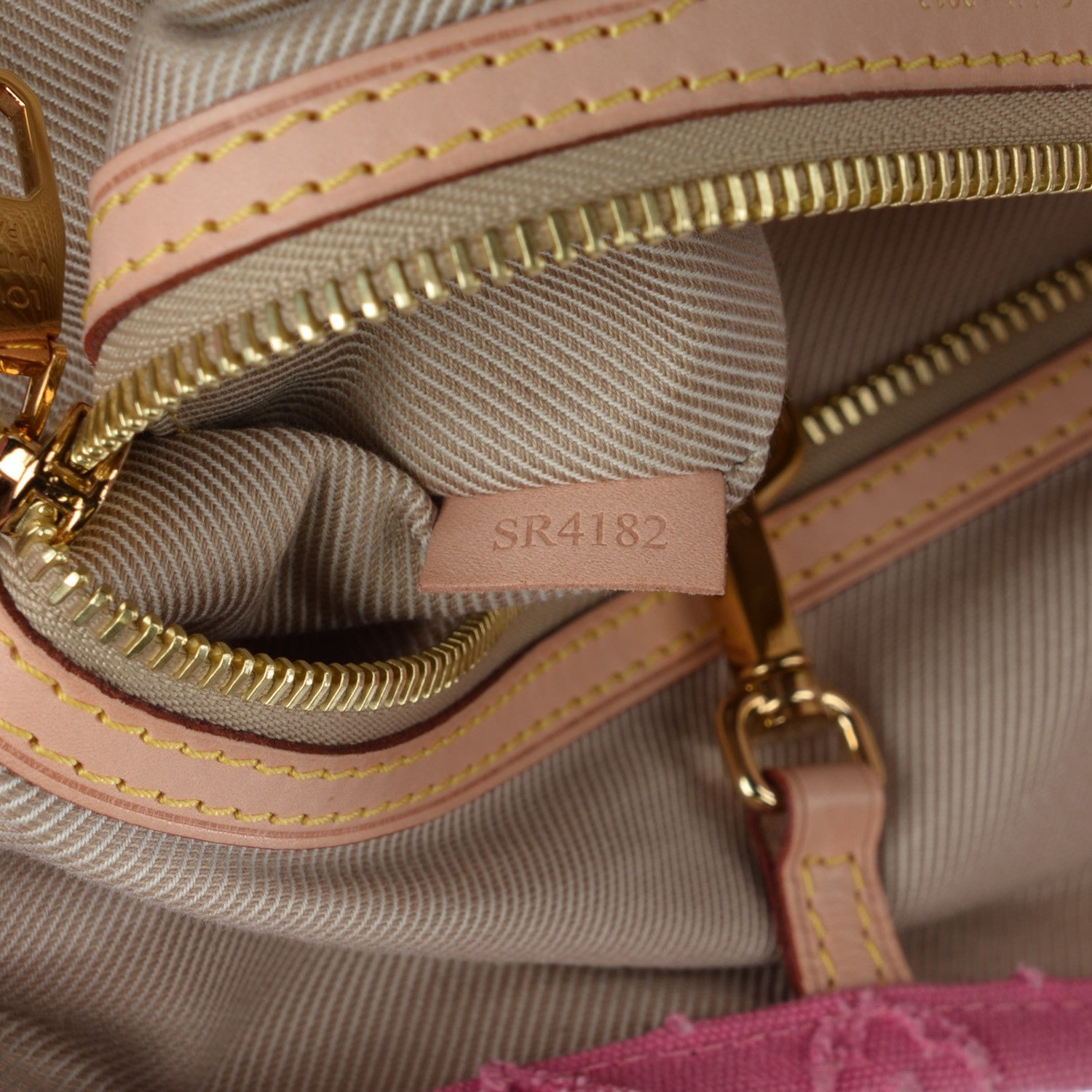 Louis Vuitton Monogram Denim Neverfull MM Rose 6 of 7