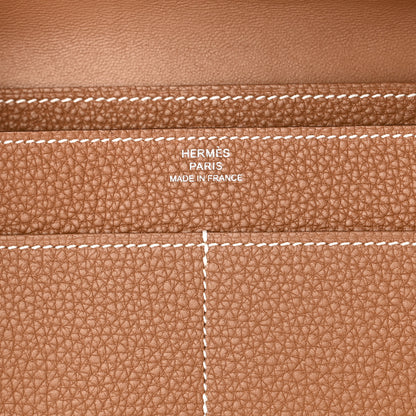 Hermes Togo Dogon Duo Wallet Gold 7 of 11