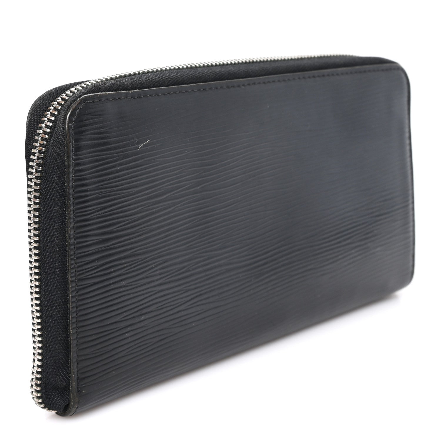 Louis Vuitton Epi Zippy Organizer Wallet Black 3 of 8